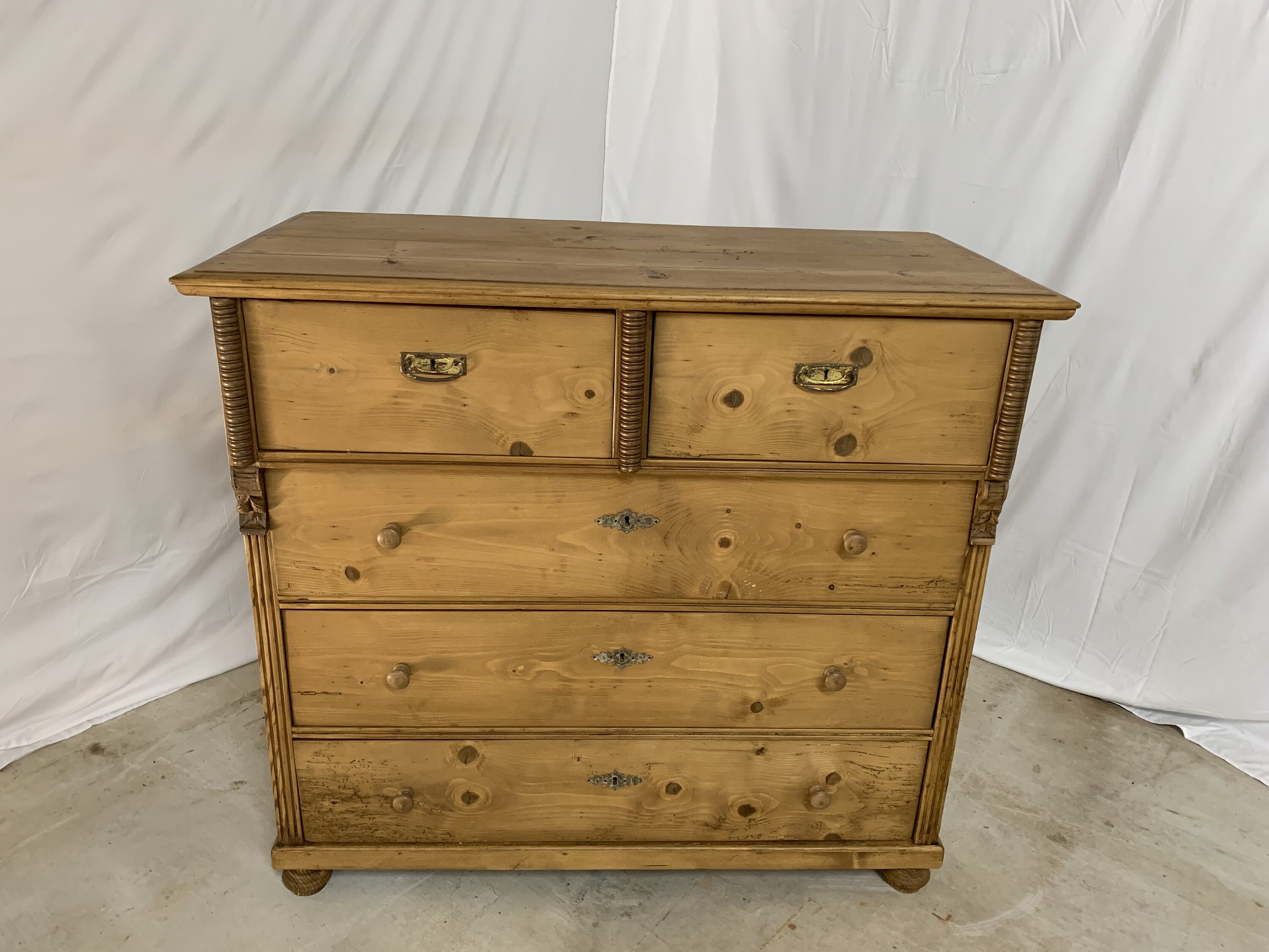European Pine Chest Of Drawers Etsy