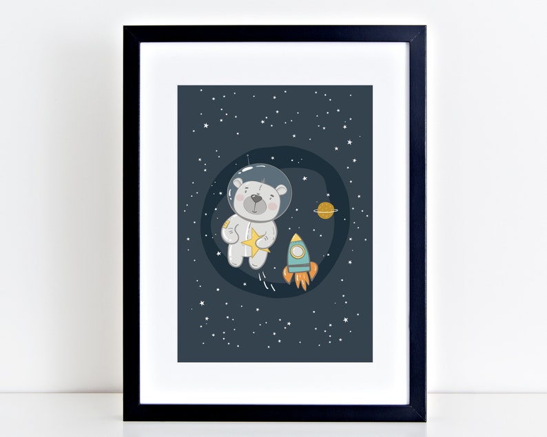 Space Themed Nursery Prints. Space Print, Nursery Decor, Nursery Art