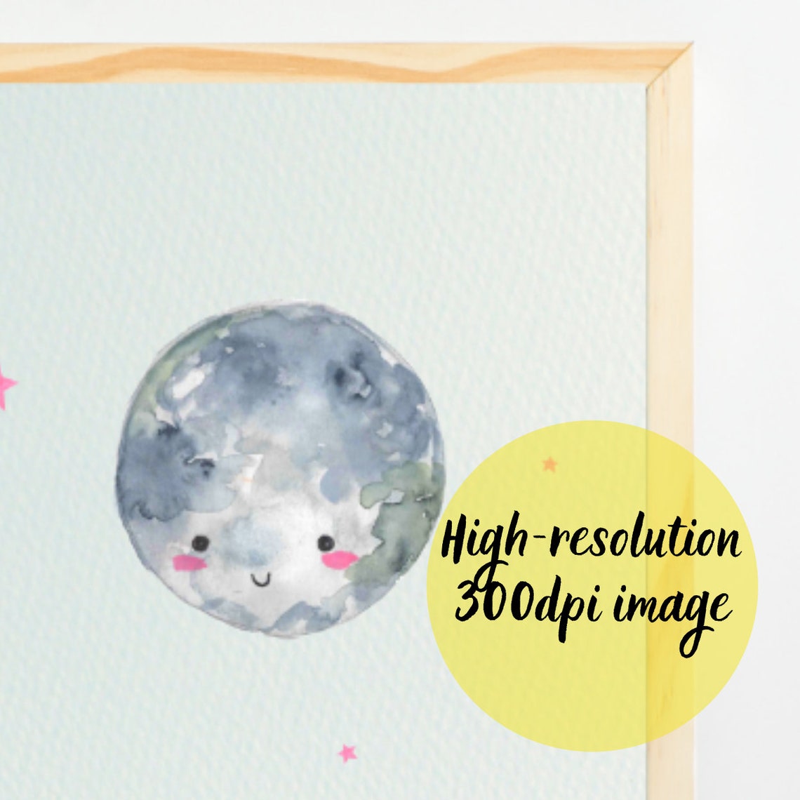 Moon nursery Moon nursery decor Stars prints Sweet dreams art Etsy