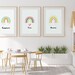 Rainbow Print, Rainbow Wall Art, Colorful Nursery Wall Art Prints, Baby ...