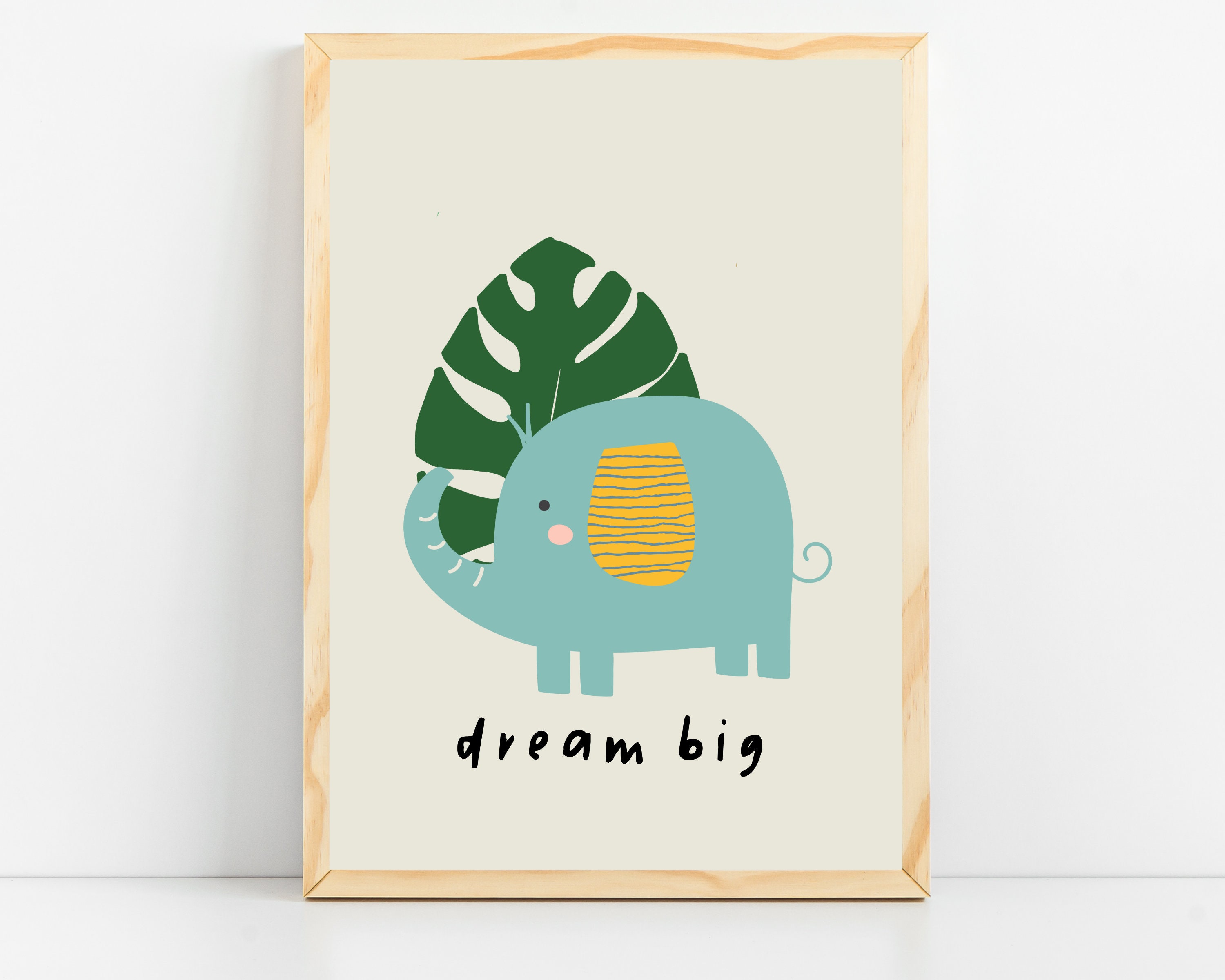 Nursery Wall Art Safari Nursery Prints Set of 6 Prints Baby Etsy