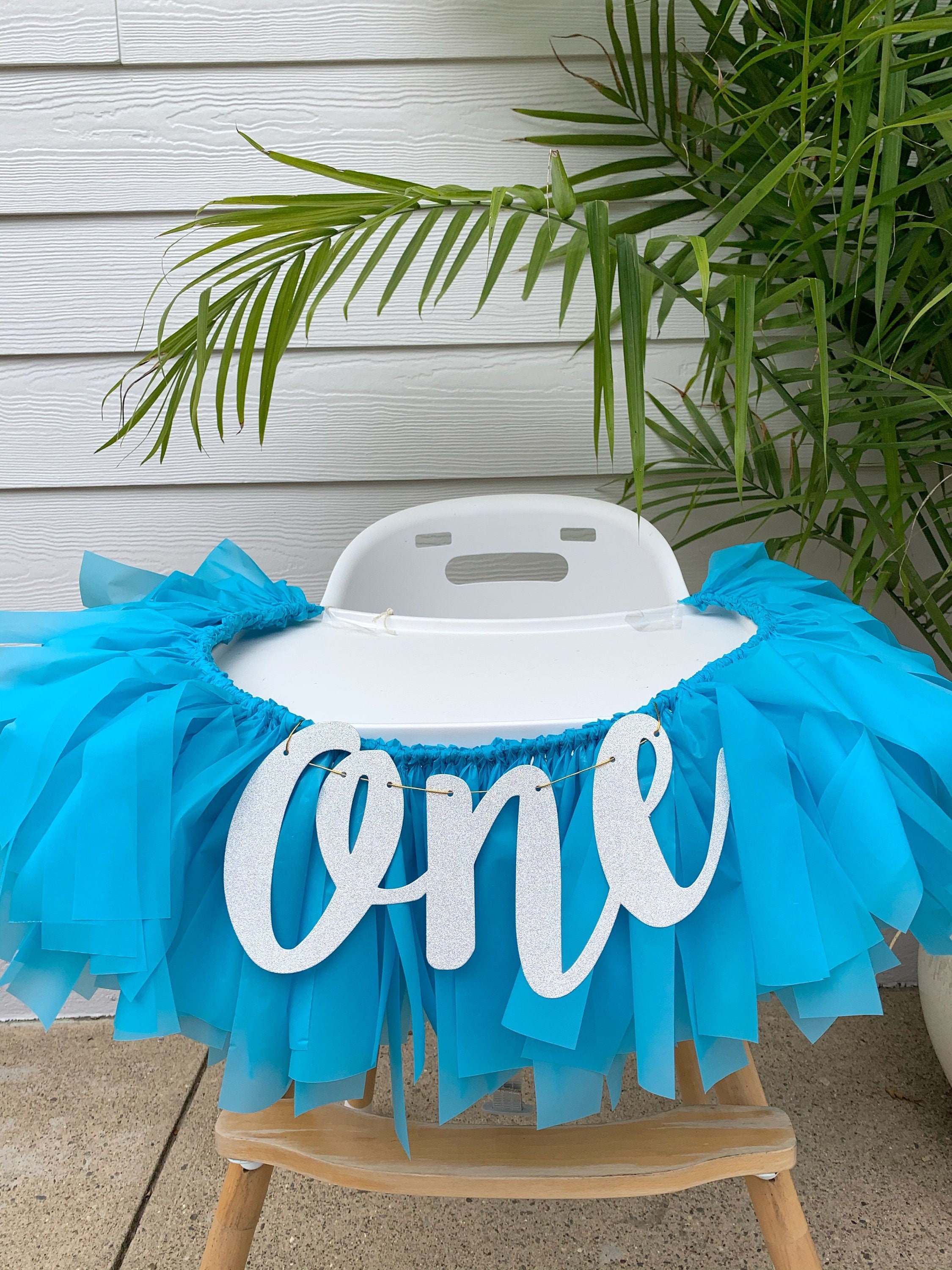 Blue Boy High Chair Banner ONE High Chair Banner High Chair Etsy