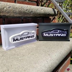 2019 Mustang Light - Custom Night Light - Mustang Room Decor - Sports Car Night Light - Mustang Lover Gift - Car Lamp - Kids Room Decor