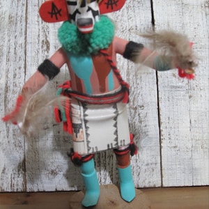 Vintage Late 70s - 10" Tall Horse Kachina -Great detailing in Great condition! Signed -1979
