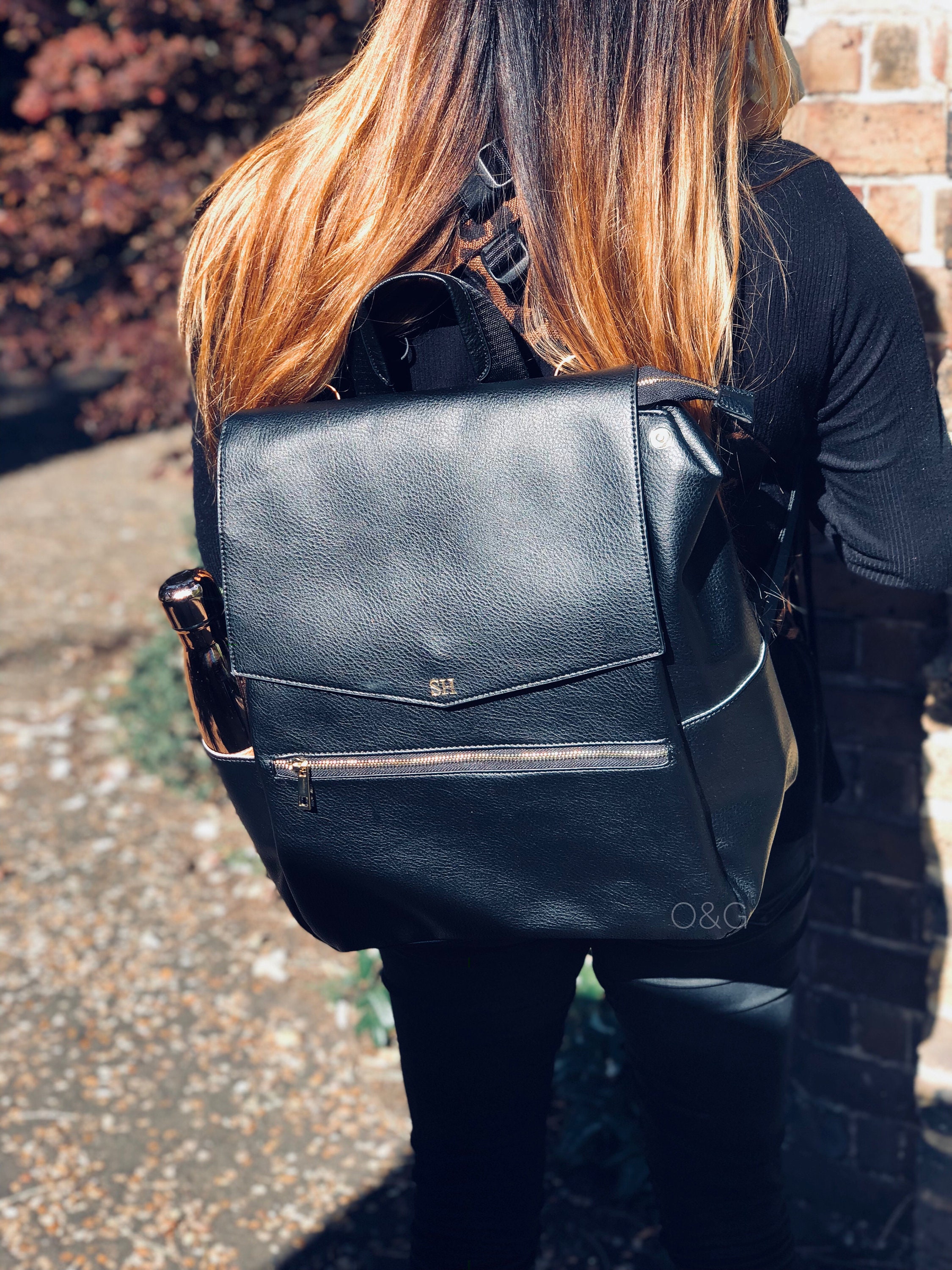 personalised baby changing backpack