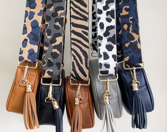 Detachable Bag Strap | Handbag Straps | Attachable Shoulder Straps for  Handbags | Replacement Bag Straps Camera Bag | Leopard Bag Strap