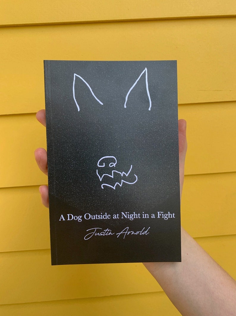 A Dog Outside at Night in a Fight par Justin Arnold image 1
