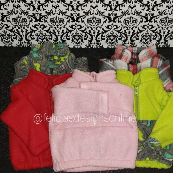 18 inch Doll Fleece Pullover