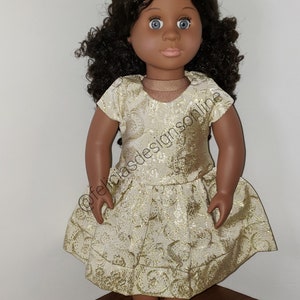 18 inch doll Party Dress