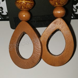 Wooden Earrings - Various Styles