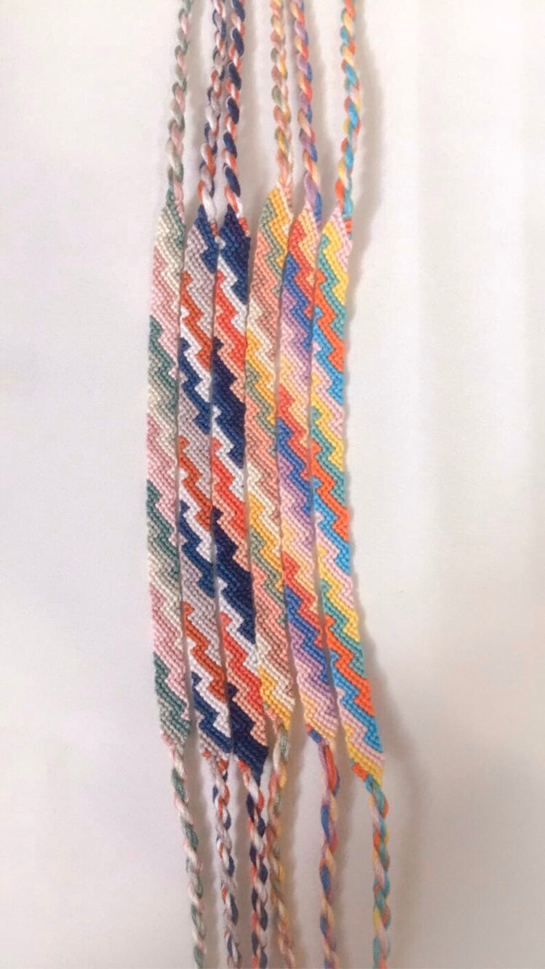 Zig Zag Friendship Bracelet