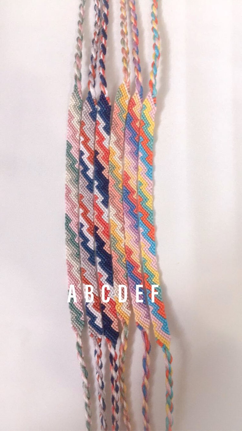 Zig Zag Friendship Bracelet
