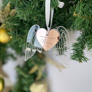 Angel Wings Memorial Ornament | Photo Memorial Decoration