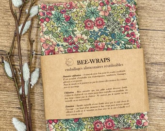 Bee wraps - emballage alimentaire réutilisable (expédition entre 1 et 3 jours)