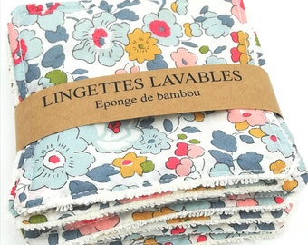 Lingettes Lavables démaquillantes, cotons démaquillants, zéro déchet