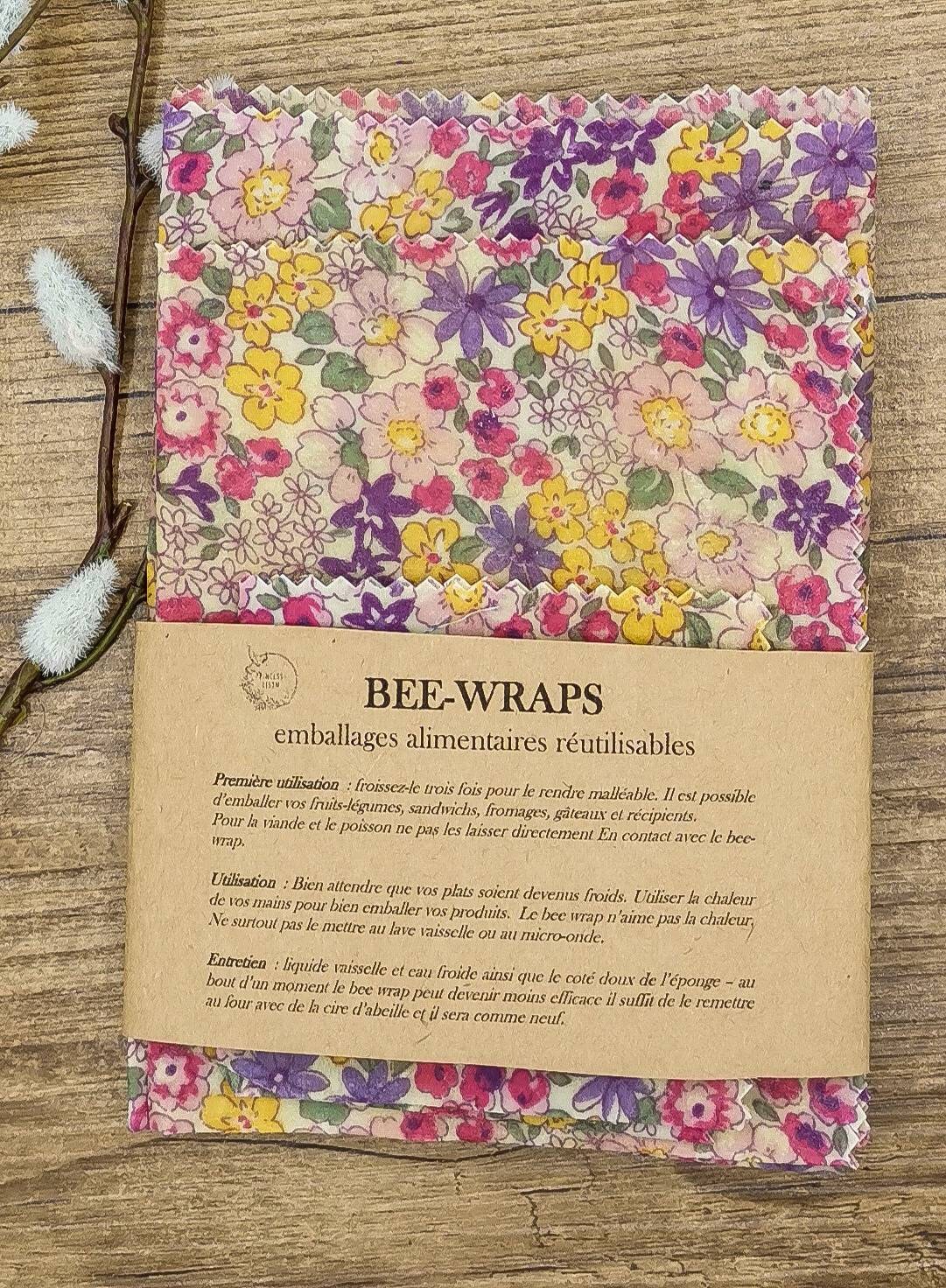 Bee Wraps - Emballage Alimentaire Réutilisable