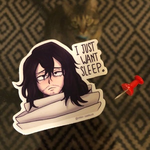 Aizawa Die-Cut Sticker - 3 Sizes Available!