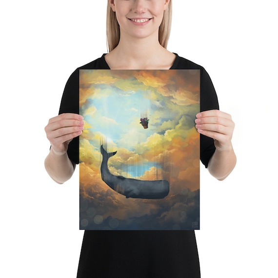 The Whale & the Petunias Hitchhiker es Guide to the Galaxy Etsy.de