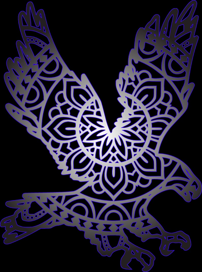 Free Free Layered Eagle Mandala 169 SVG PNG EPS DXF File