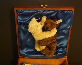 Collectible Steiff Toys Steiff Baby Bear with Wooden Teething Ring