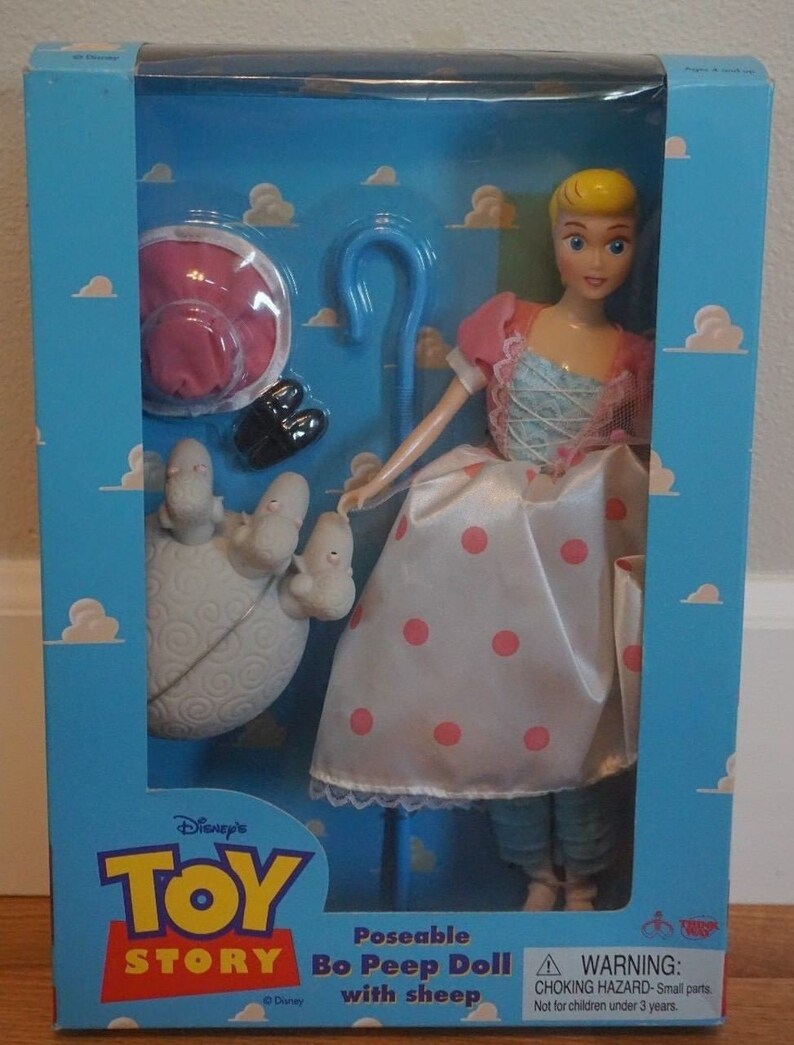NRFB Bo Peep Doll with Sheep Toy Story (Original) Thinkway 
