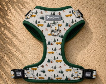 Arnés para perros de autocaravana, arnés para perros de aventura, arnés unisex para perros, arnés para cachorros, arnés para perros salchicha, arnés para perros franceses, arnés cómodo