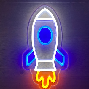Rocket Neon Sign