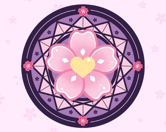 Sakura Magic Circle Chairmat | 120x120cm