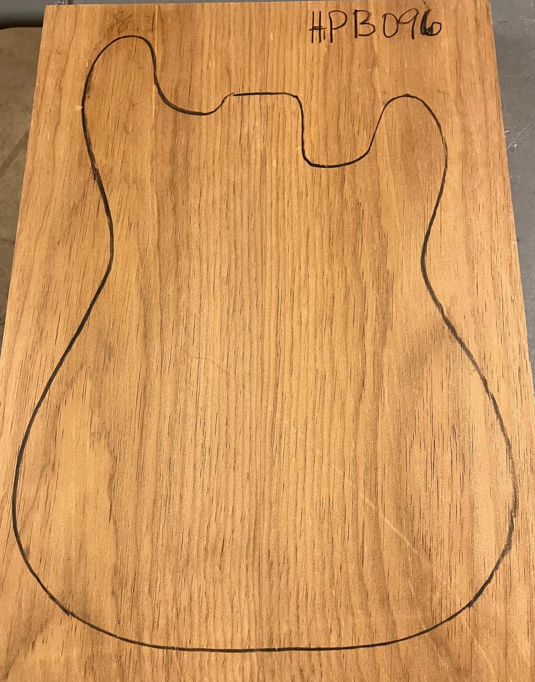 Purpleheart Exotc Wood Electrc/Bass Gutar Body Blanks 21"x14"x2"-Sngle