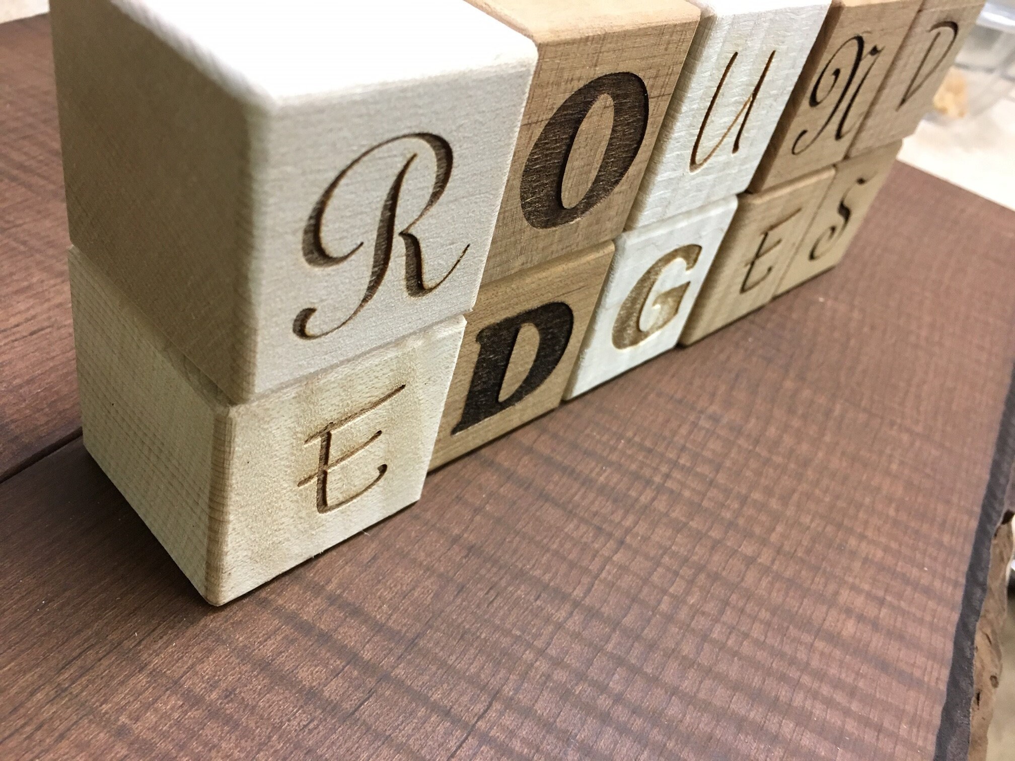 Custom Wood Blocks/Engraved Wood Blocks/Blocks with Etsy