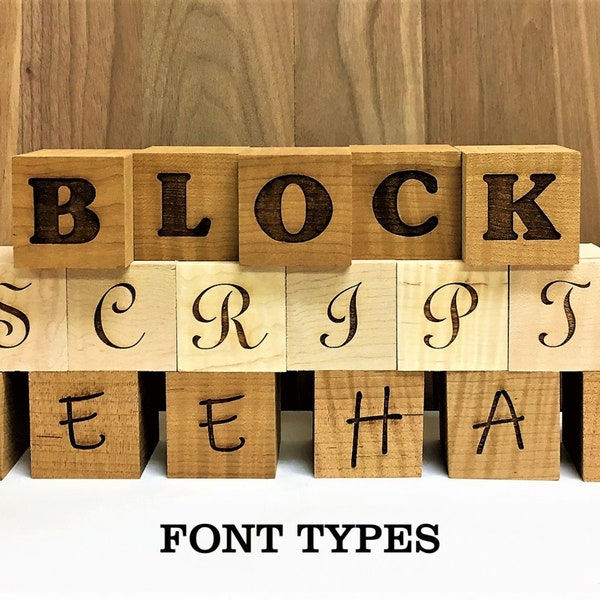 Wood Block Letters Etsy