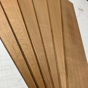 Roasted Hard Maple Lumber: Thin Quartersawn Wood for Crafts