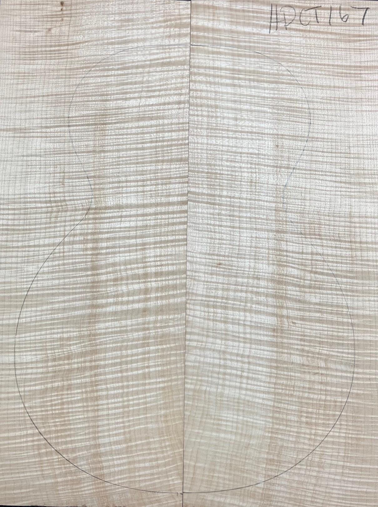 Flame Maple Guitar Carve Top Set, Curly Maple, Figured Maple