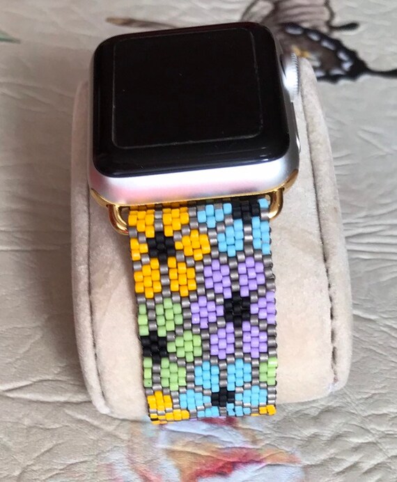 Beaded Apple Watch band Series 1 Series 2 Series 3 Series Etsy