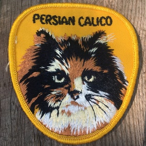 Vintage Cat Patch: Siamese, Burmese, Persian Calico
