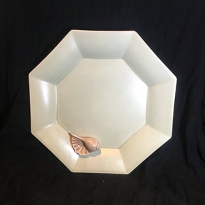 Vintage Fitz & Floyd Seashell Plate: 1972 Nautical Decor