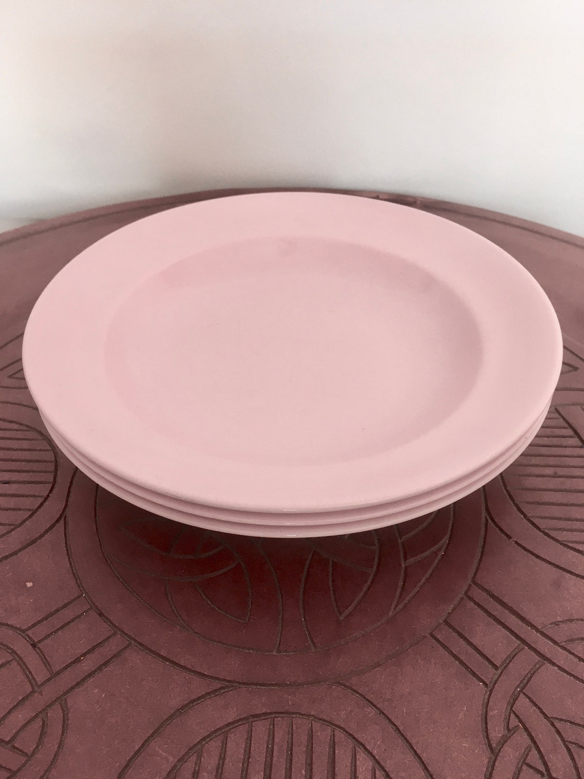 Poole Twin Tone Pink Soup Bowl Vintage Poole Pottery Made In England