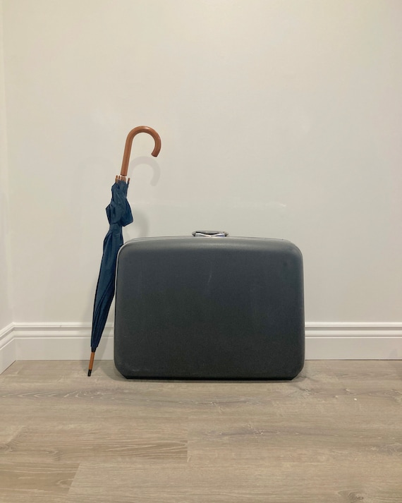 Retro Suitcase - Retro Luggage - Mid Century Lugg… - image 1