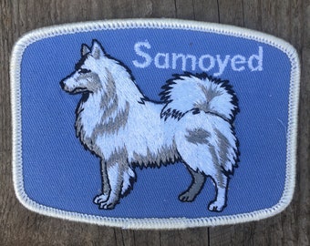 Vintage Dog Patch - Welsh Corgi - Samoyed - English Setter - Silky Terrier