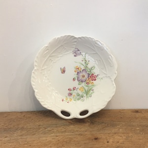 Vintage Floral Porcelain Candy Dish - Made in Japan