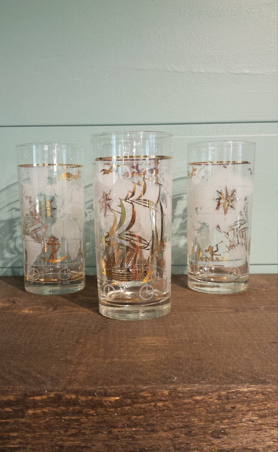 Nautical Glasses - World Glasses - MCM Glasses Set