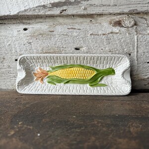 Vintage Corn on the Cob Teller 4er Set Made in Japan Corn Dishes Retro BBQ Servierteller