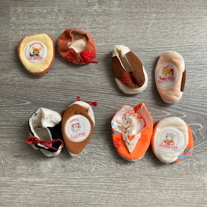Doll Wear Vintage - 1980s Cartoon Doll - 1980s Doll Accessories Vintage - Animal Plush 1980s - 1980s Doll Shoes - Get Along Gang