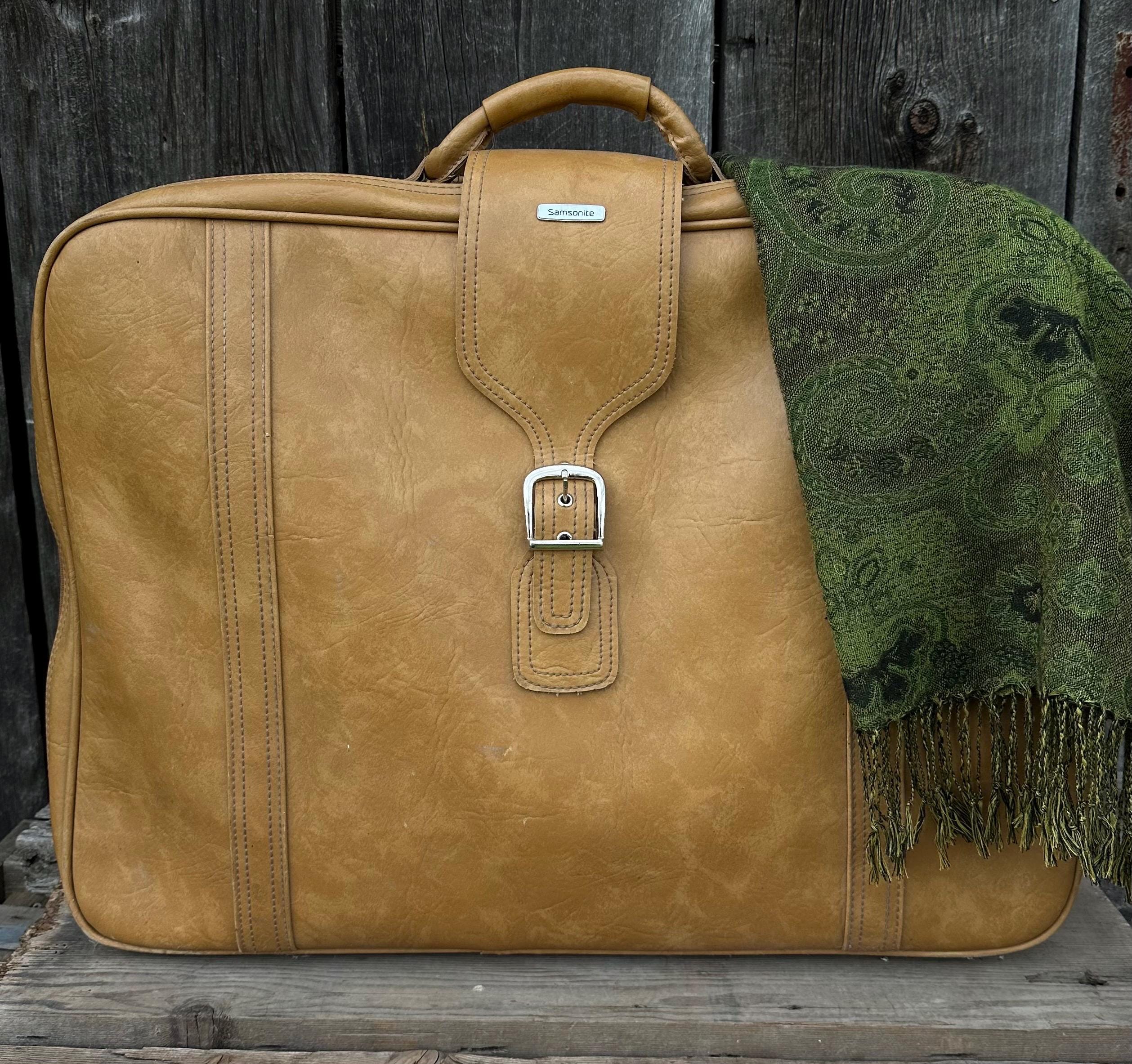 70s leather suitcase - Etsy 日本
