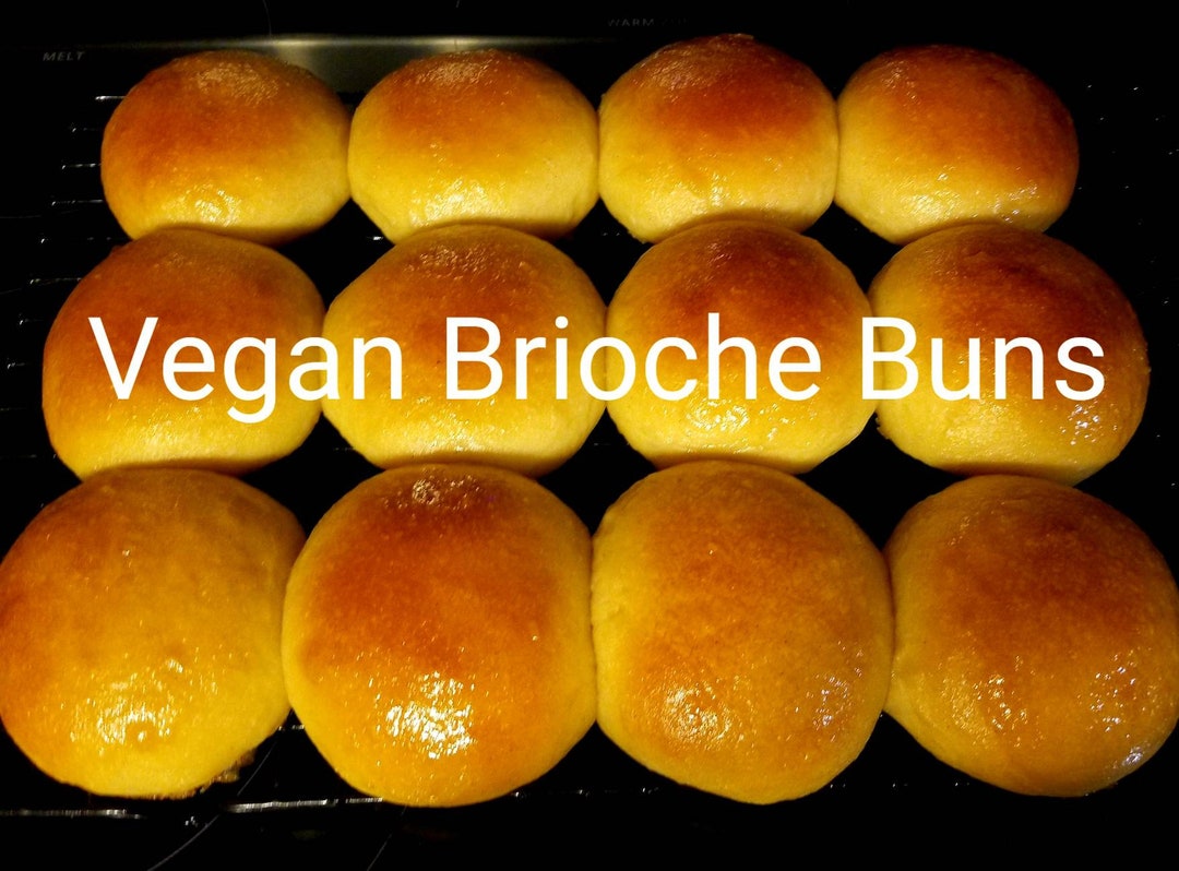 Vegan Brioche Buns - Etsy