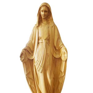 The Statue of Our Mary of Grace That Made From Vietnam Hinoki Has Many Different Size For You To Choose From 40 cm to 80cm