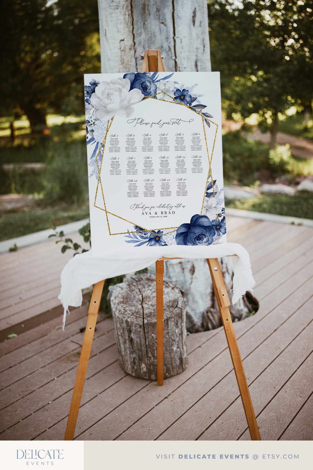 Wedding Seating Chart Template Printable, Printable Seating Plan ...