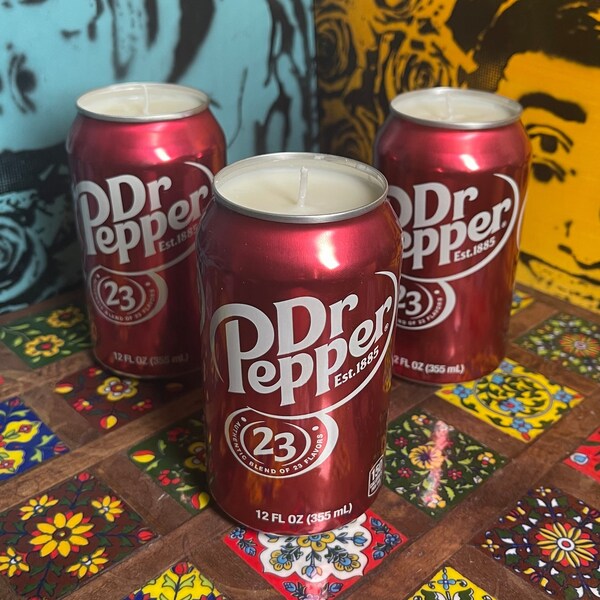 Dr Pepper Scented Candle Etsy