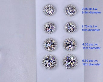 Diamond Earrings 14KT Gold Moissanite Earrings Manufacturer Fine Jewelry Source Best Quality In Stock