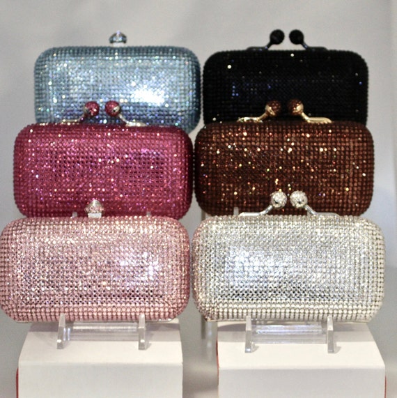 Escada Swarovski Crystal Clutch Purse Handbag Evening Bag y2k | Crystal  clutch, Crystal handbag, Purses and handbags